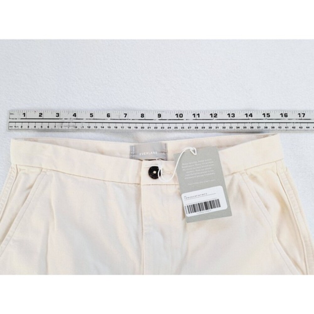 NEW! Everlane The Canvas Skirt Off White Cream Bone Classic‎ Preppy Mini Skirt 6 - Picture 6 of 9